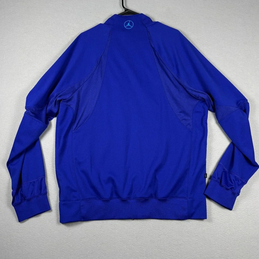 Jordan Dri-FIT Full Zip Track Jacket Jumpman Blue Large Mens